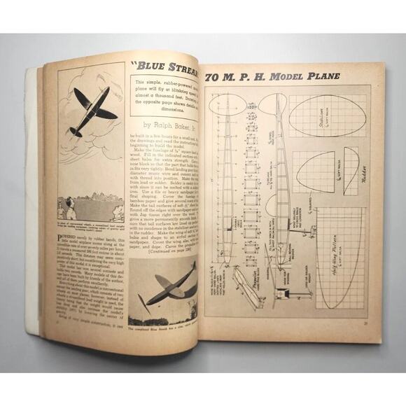 1941 Model Builders' Manual Magazine Fawcett Publication NO.2 - M597 - Picture 4 of 9
